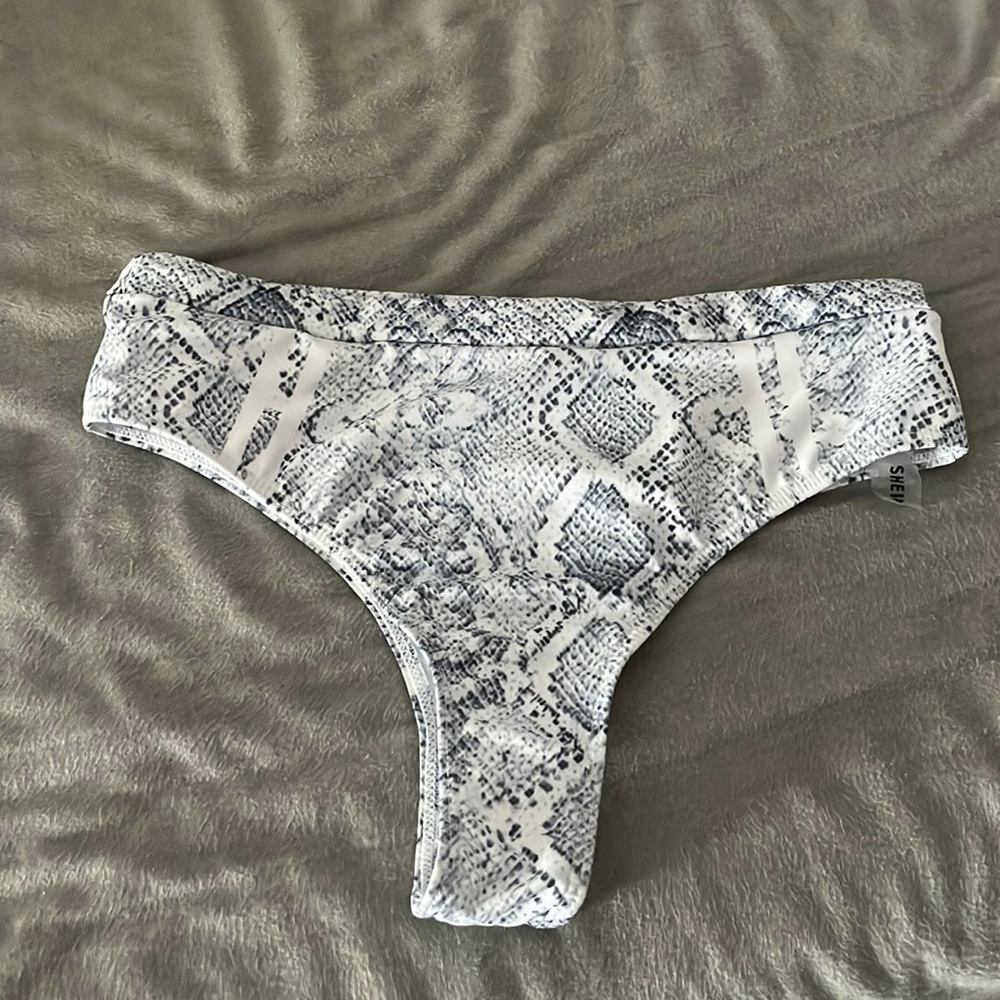 Snakeskin swimsuit bottoms
